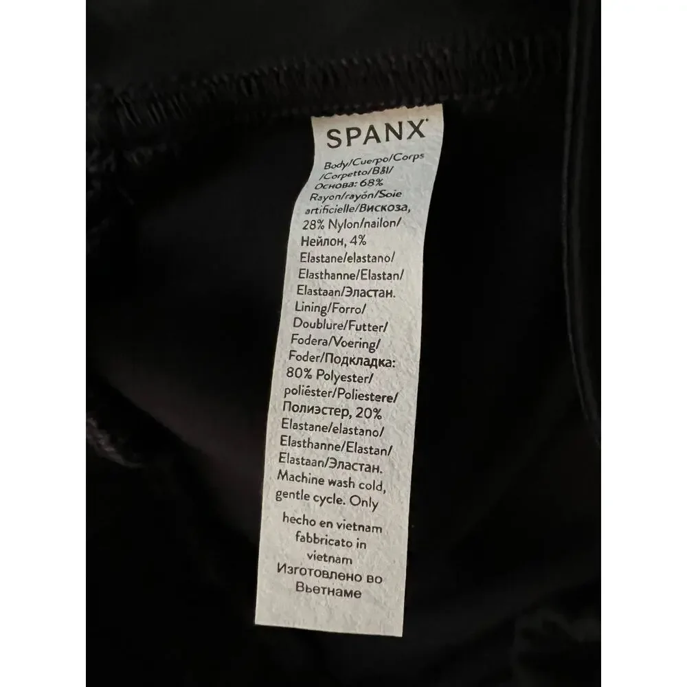 Spanx The Perfect Pant Jogger Classic Black Women's Size Medium Stretch Pockets - Picture 5 of 7